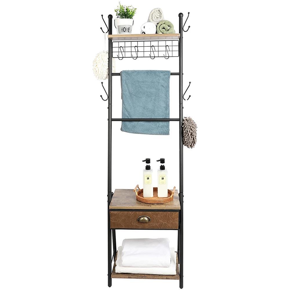 X-cosrack Wall Mount Clothes Drying Rack, Rustproof Accordion